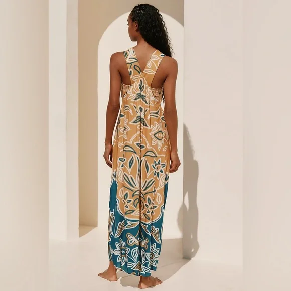 Anthropologie Celandine The Piper Bandeau Maxi Dress - Picture 2 of 10